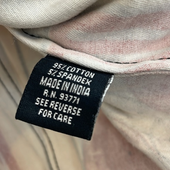 Vintage Kaktus Womens M Button Down Multicolor Candle Print 2 Pocket Jacket - Picture 8 of 9